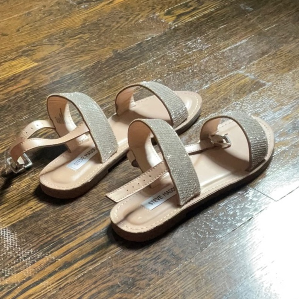 Steve Madden Gold Sandals